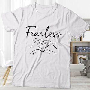 Girls Fearless Era T-shirt, Hand Hearts Fearless T-Shirt, Concert Tour T-Shirt